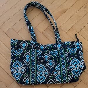 Vera Bradley Blue Patterned Mandy Bag